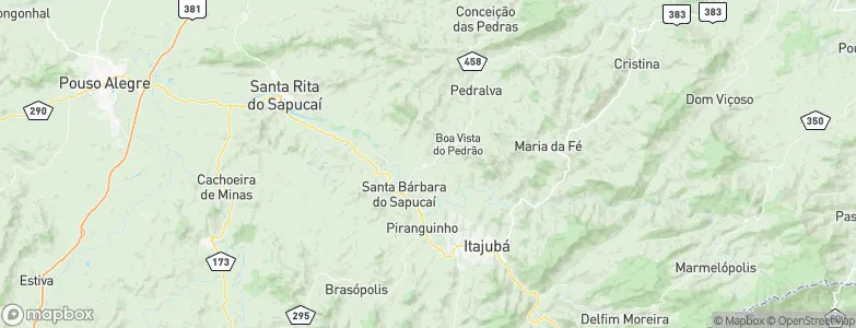 São José do Alegre, Brazil Map