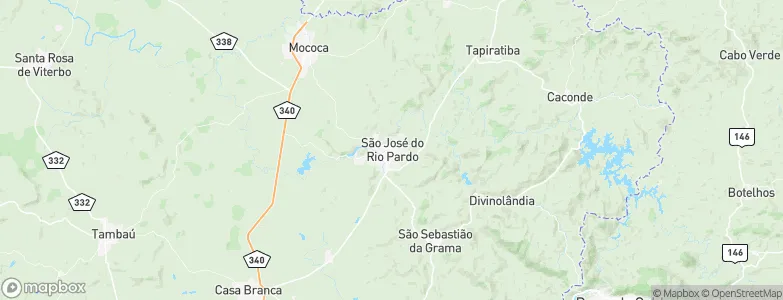 São José do Rio Pardo, Brazil Map