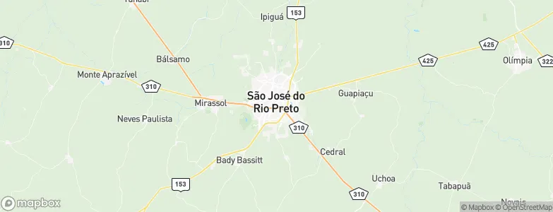 São José do Rio Preto, Brazil Map