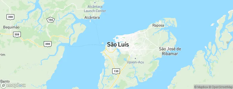 São Luís, Brazil Map