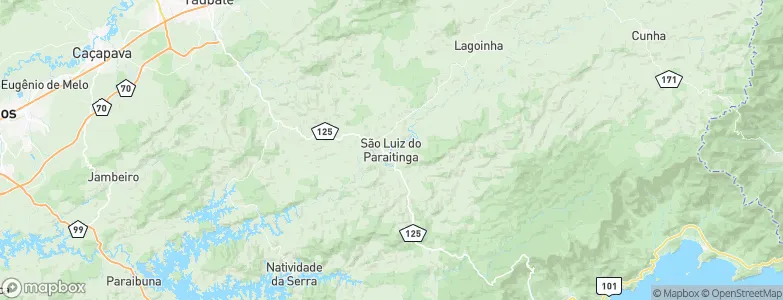 São Luís do Paraitinga, Brazil Map
