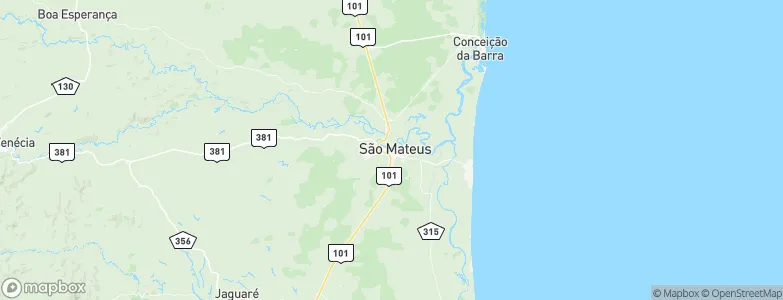 São Mateus, Brazil Map