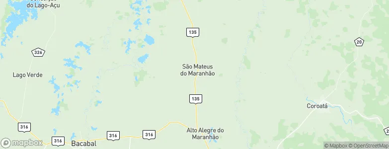 São Mateus do Maranhão, Brazil Map