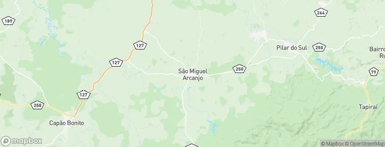 São Miguel Arcanjo, Brazil Map