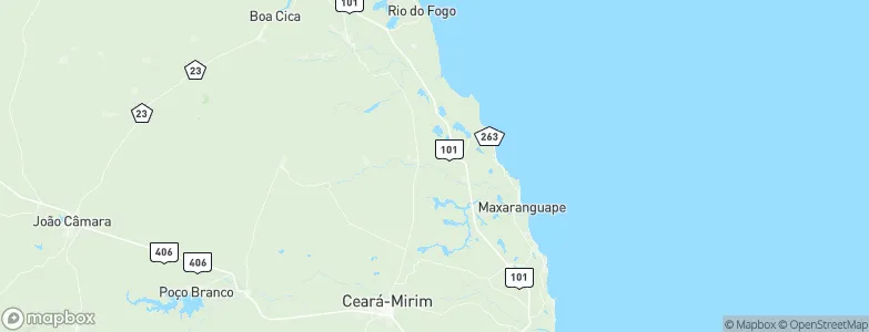 São Miguel, Brazil Map