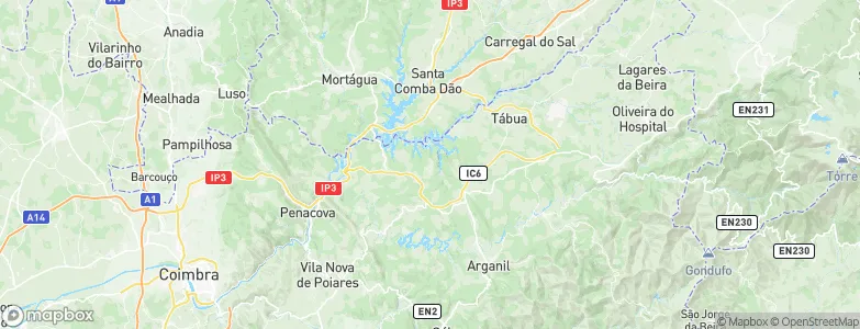 São Paio de Mondego, Portugal Map