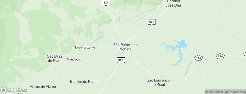 São Raimundo Nonato, Brazil Map