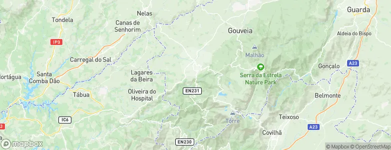 São Romão, Portugal Map