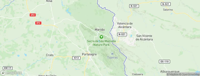 São Salvador da Aramenha, Portugal Map