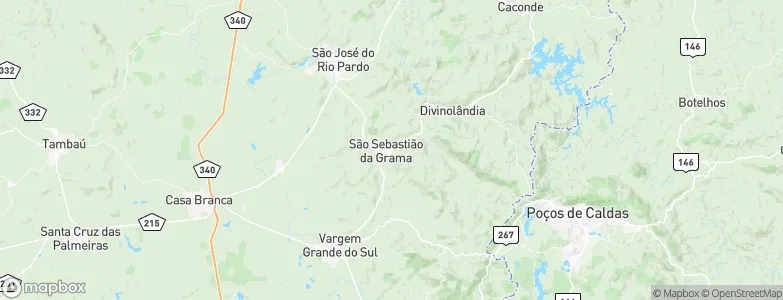 São Sebastião da Grama, Brazil Map