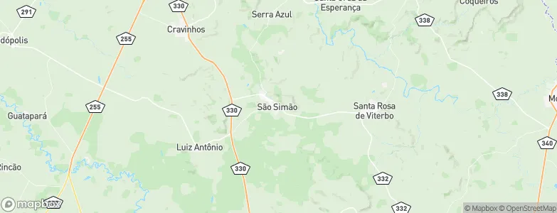 São Simão, Brazil Map