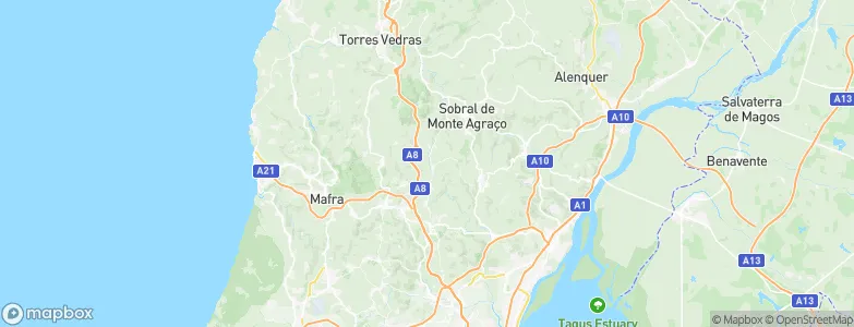 Sapataria, Portugal Map