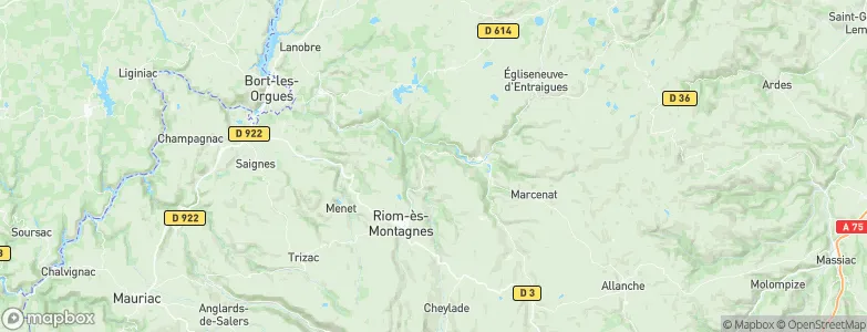 Sapchat, France Map