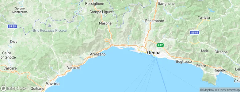 Sapello, Italy Map