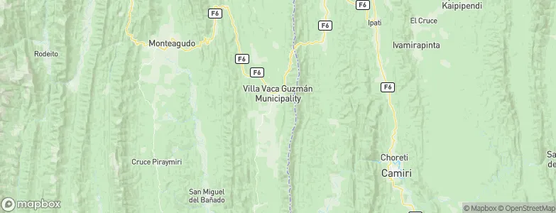 Sapirangui, Bolivia Map