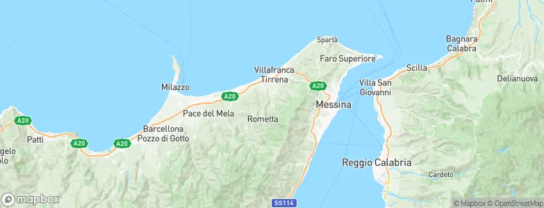 Saponara, Italy Map