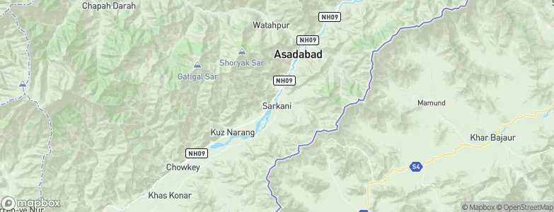 Sar Kāṉī, Afghanistan Map