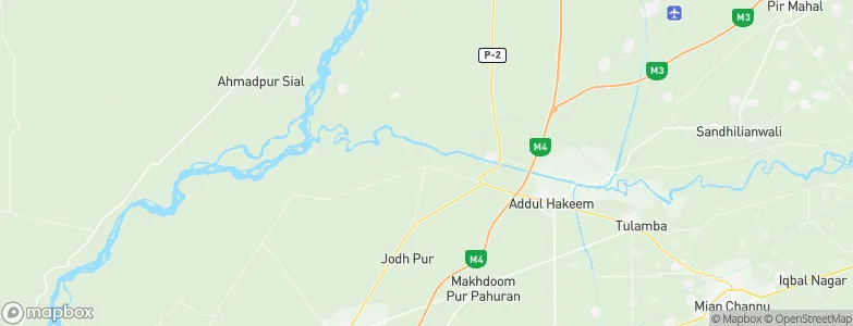 Sarai Sidhu, Pakistan Map