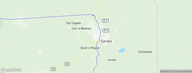 Sarakhs, Iran Map