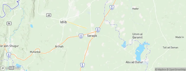 Sarāqib, Syria Map