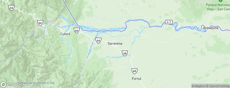 Saravena, Colombia Map