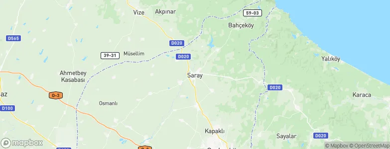 Saray, Turkey Map