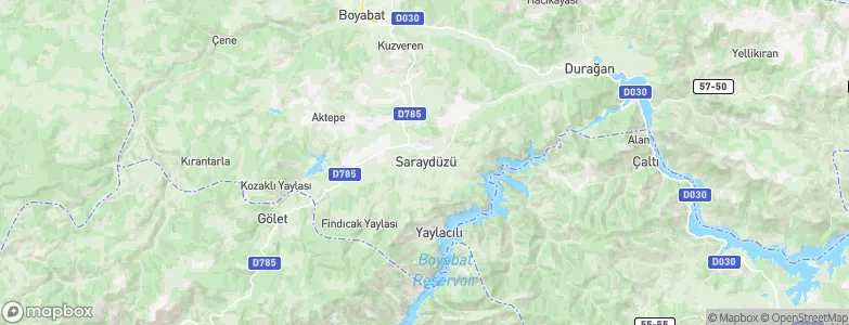 Saraydüzü, Turkey Map