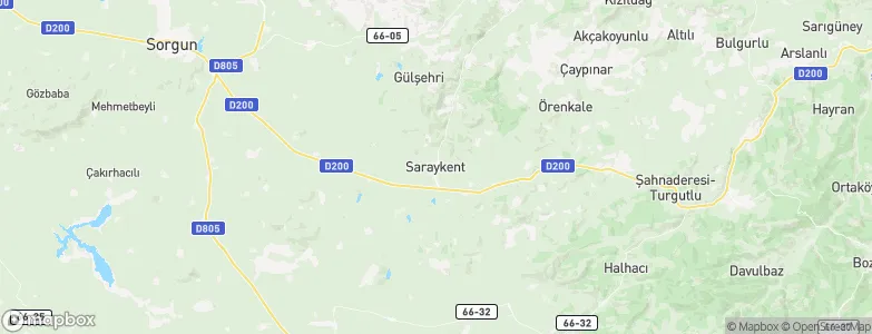 Saraykent, Turkey Map