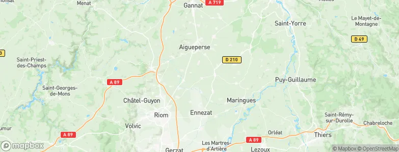 Sardon, France Map