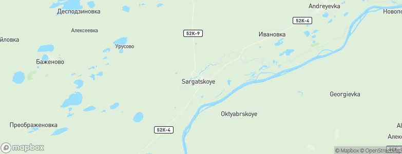 Sargatskoye, Russia Map
