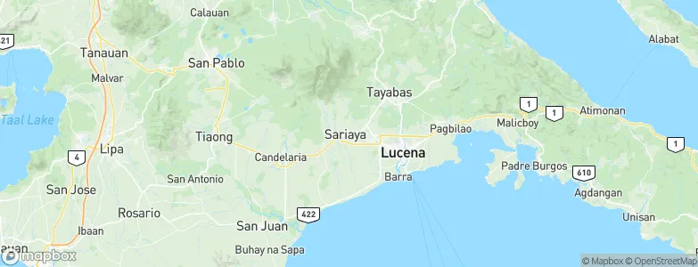Sariaya, Philippines Map