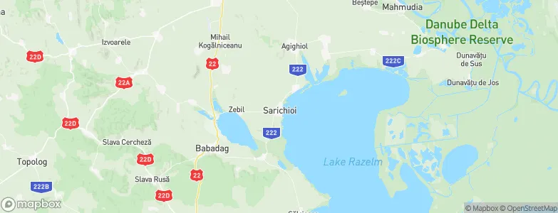 Sarichioi, Romania Map