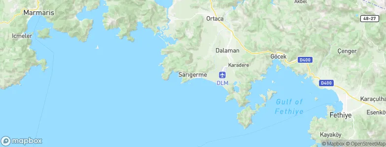 Sarigerme, Turkey Map
