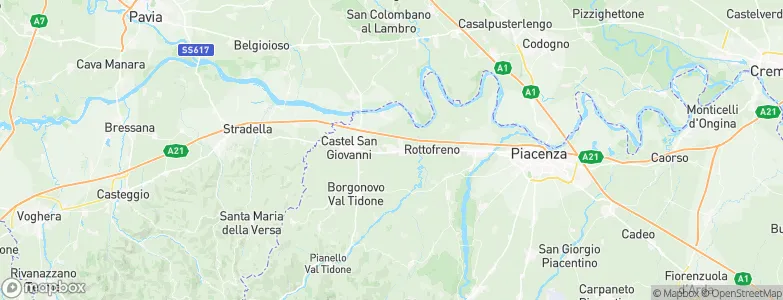 Sarmato, Italy Map