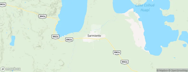 Sarmiento, Argentina Map
