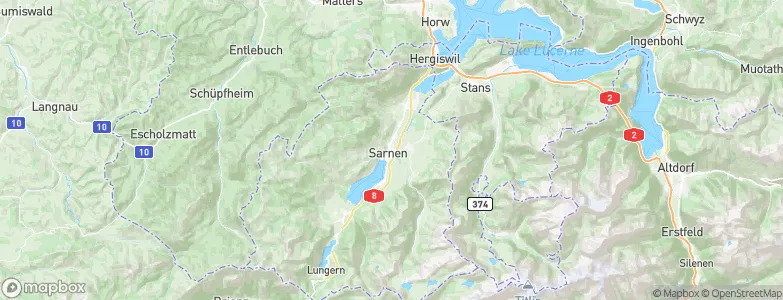 Sarnen, Switzerland Map