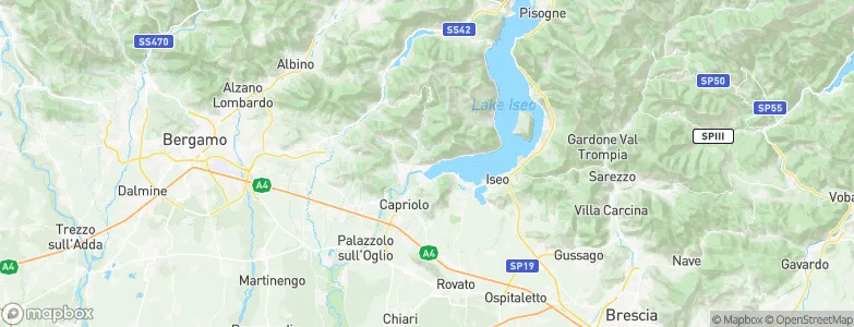 Sarnico, Italy Map