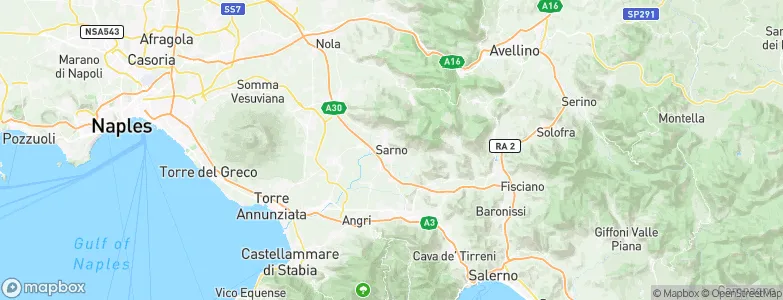 Sarno, Italy Map