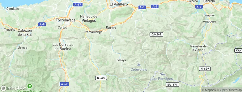 Saro, Spain Map