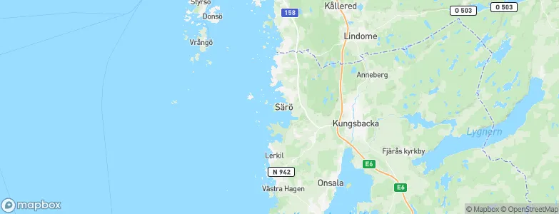 Särö, Sweden Map