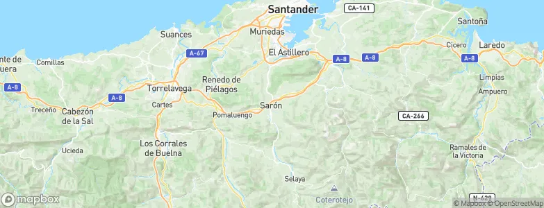 Sarón, Spain Map