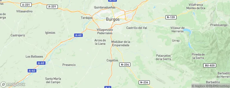 Sarracín, Spain Map