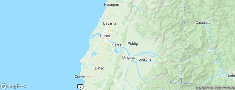 Sarrat, Philippines Map