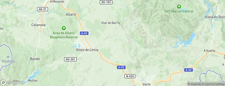Sarreaus, Spain Map