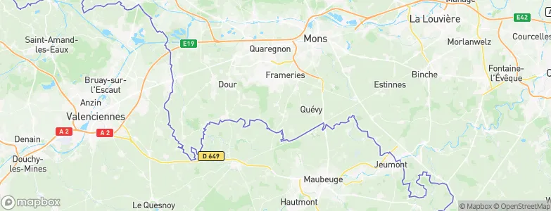 Sars-la-Bruyère, Belgium Map