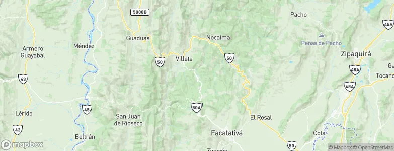 Sasaima, Colombia Map