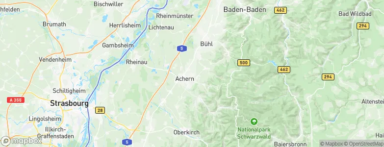 Sasbach, Germany Map