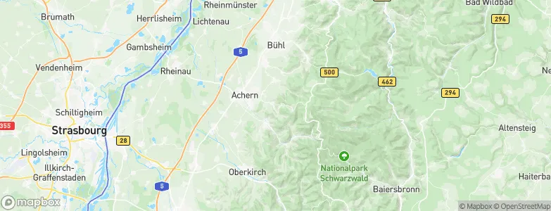 Sasbachwalden, Germany Map