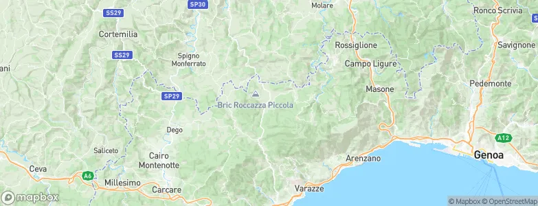 Sassello, Italy Map