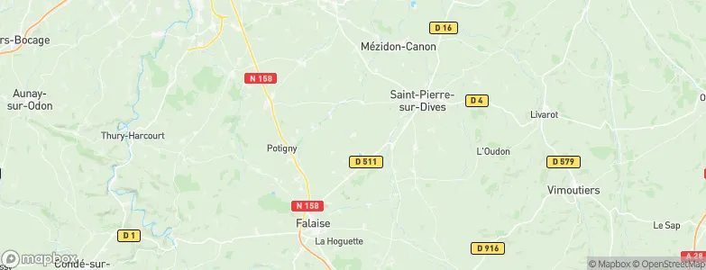Sassy, France Map